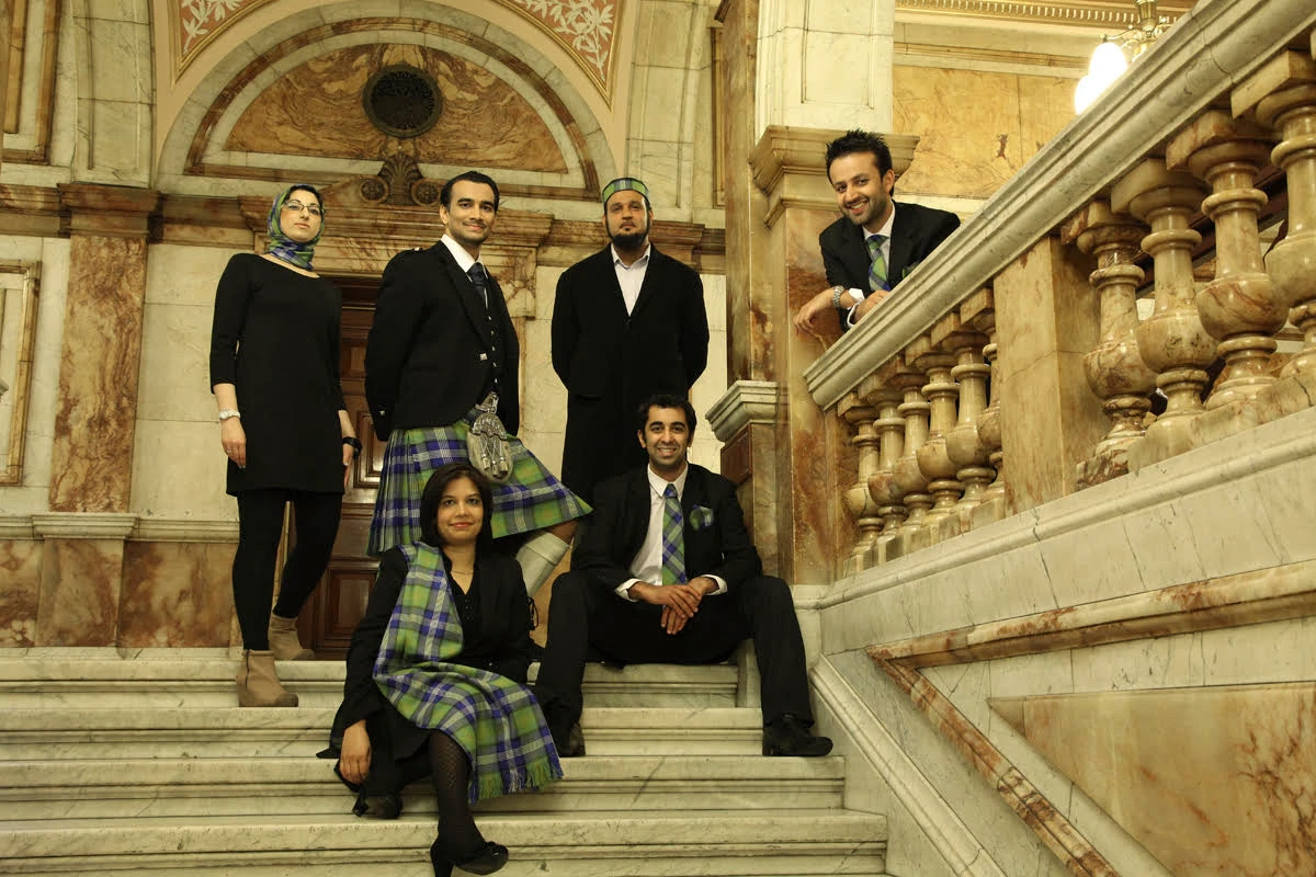 A specially designed Scottish Islamic tartan, released seven years ago, is having a revival in sales following questions of religious and national identity in Scotland. (Photo: Supplied/Azeem Ibrahim)