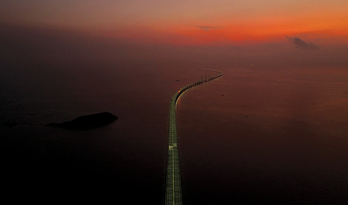 The Hong Kong-Zhuhai-Macau bridge, a key infrastructure project. (Reuters)