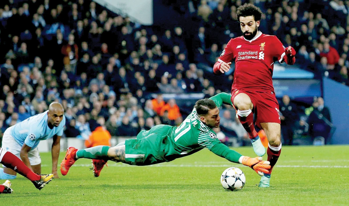 Liverpool’s Mohamed Salah plays against Manchester City in Champions League. Salah has been one of the club’s most successful players. (File/Reuters)