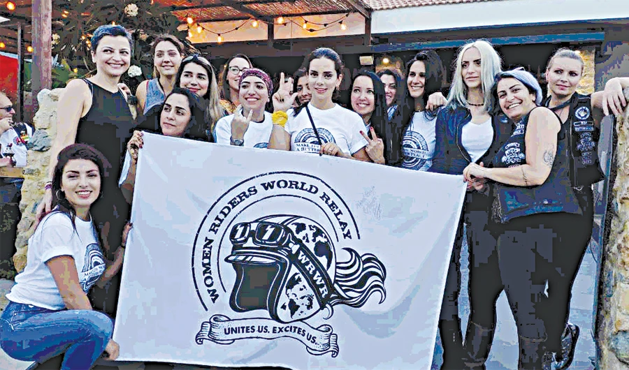 A Middle East bikers’ club hits the road for women’s empowerment
