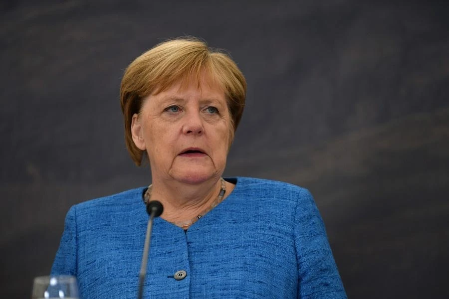 Merkel’s government has said for months that it will unveil a package of measures on Friday to ensure that Germany cuts greenhouse gas emissions by 55 percent by 2030. (File/AFP)