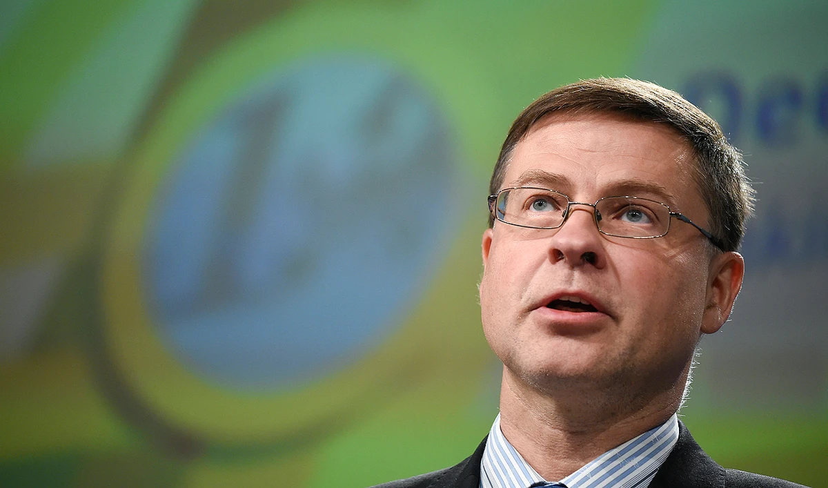 European Commission Vice President Valdis Dombrovskis. (AFP)