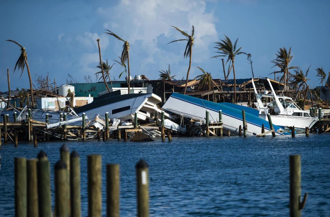 Cleanup resumes in Bahamas as Humberto swirls away
