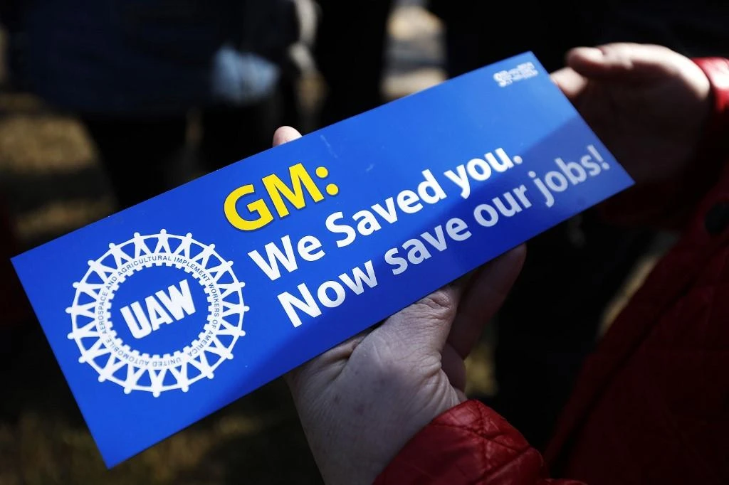A strike by 49,200 union workers would bring to a halt GM’s US production, and would likely stop the company from making vehicles in Canada and Mexico as well. (AFP file photo)