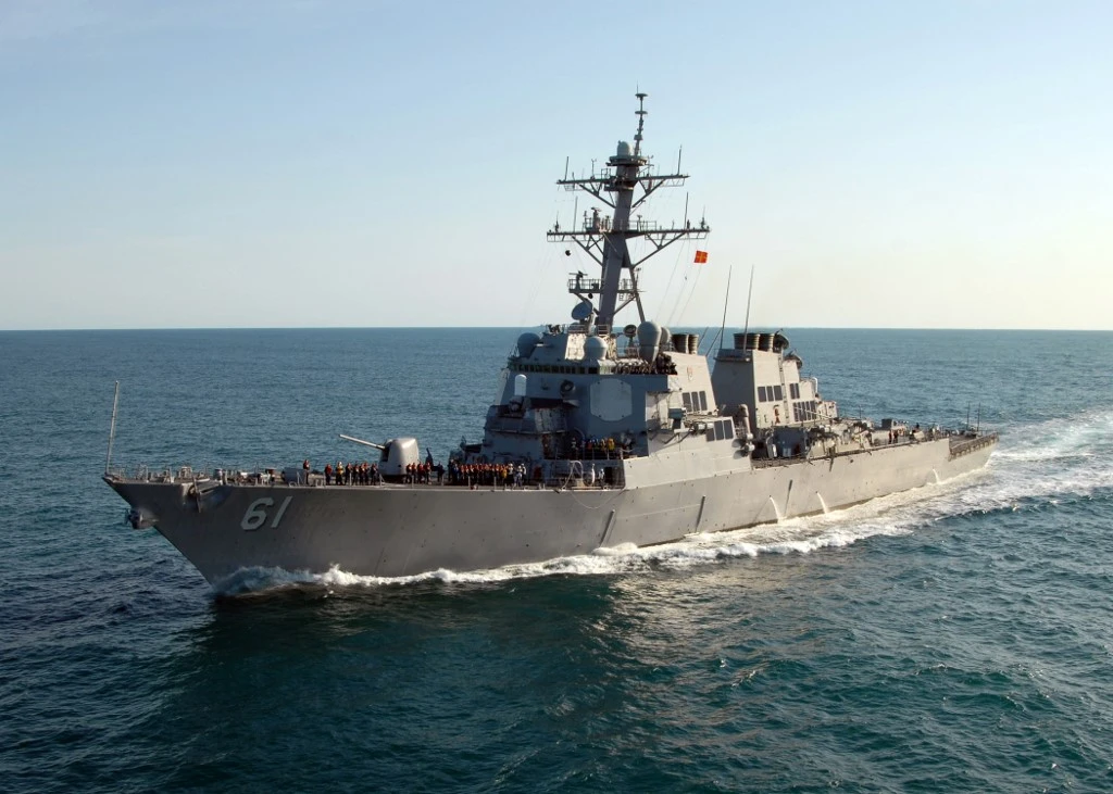 USS Ramage is an Arleigh Burke-class guided missile destroyer, named after Vice Admiral Lawson P. Ramage. (AFP)