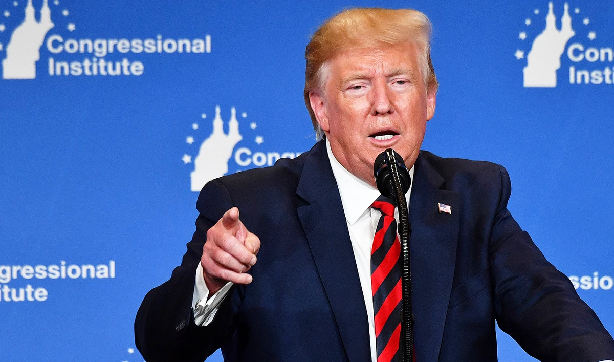 Trump said US forces are ready to strike perpetrators of attacks on Saudi oil facilities. (AFP)