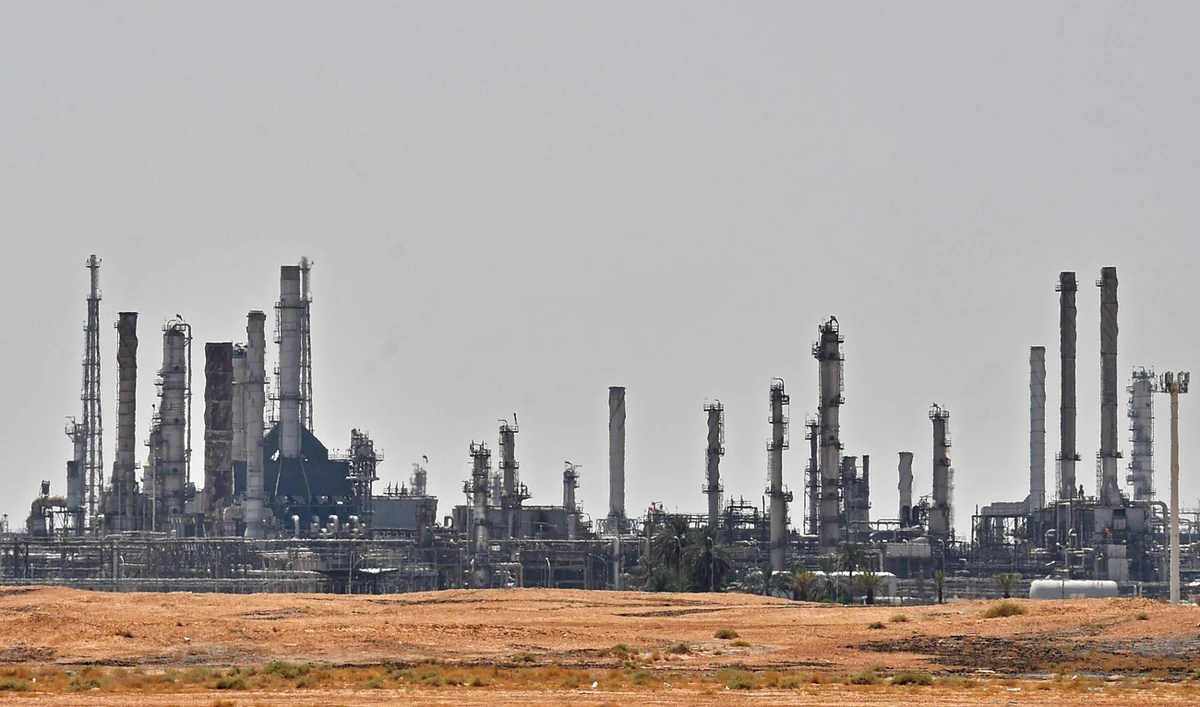 Saudi Aramco facilities where hit on Saturday. (AFP)