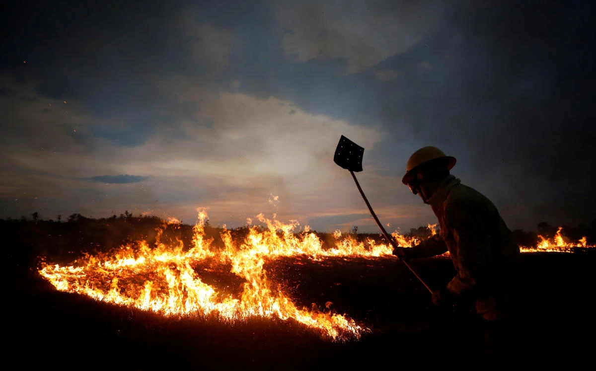 Brazilian Institute for the Environment and Renewable Natural Resources agents often plunge deep into the jungle aboard helicopters or boats, wearing bulletproof vests and carrying arms to confront illegal loggers or ranchers. (Reuters)