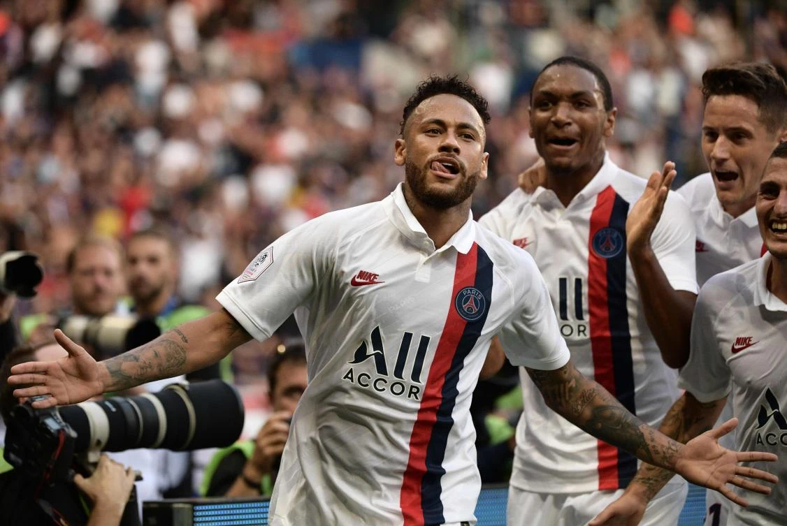 Neymar was found guilty of abuse on social media after PSG was eliminated by Manchester United in the last 16 in March. (AFP)