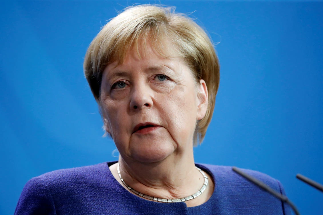 “Germany will always be in favor of de-escalation and long-term solutions are only possible through a political process,” said German Chancellor Angela Merkel on Tuesday. (Reuters)