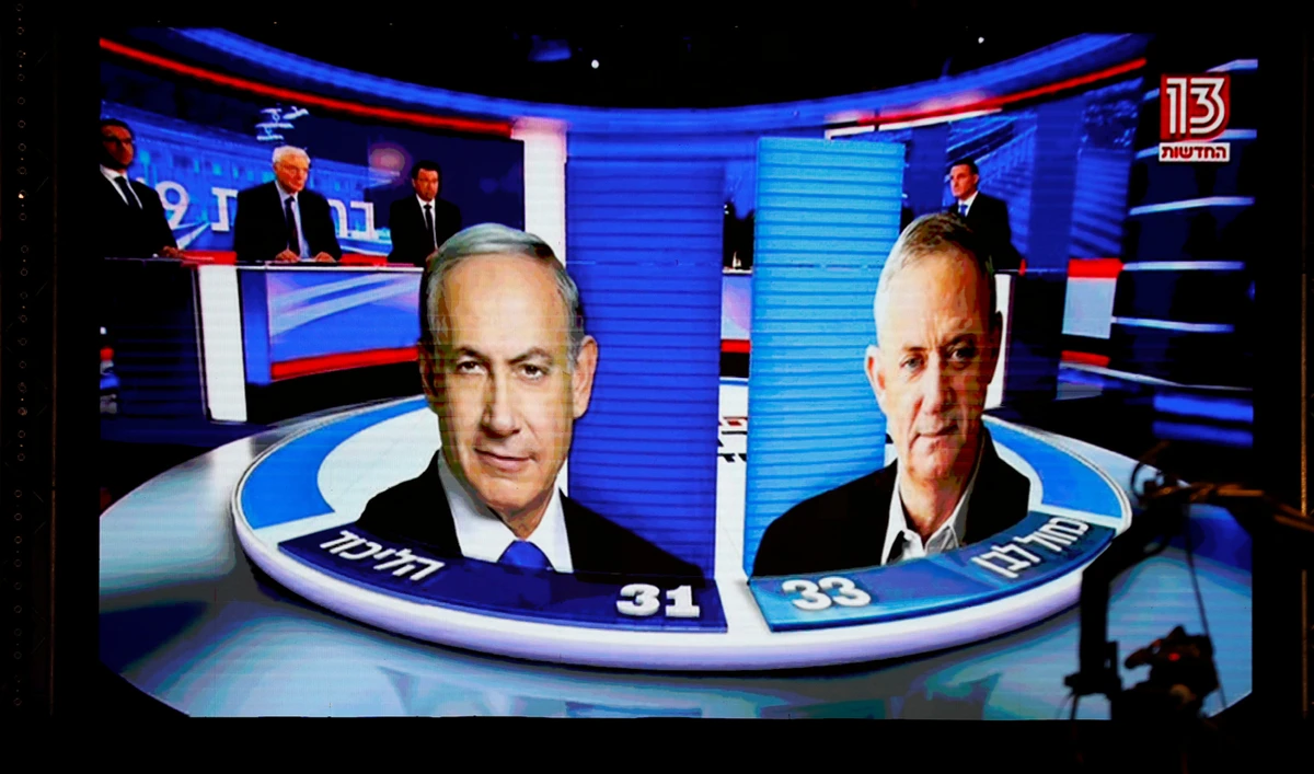 Netanyahu, Gantz deadlocked with nearly all votes counted: Israel media