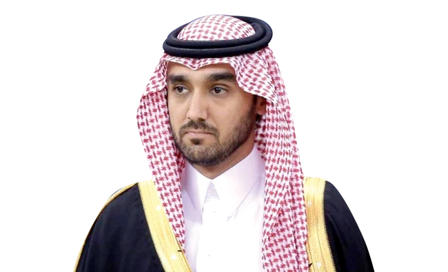 Prince Abdul Aziz bin Turki Al-Faisal, chairman of the Saudi General Sports Authority