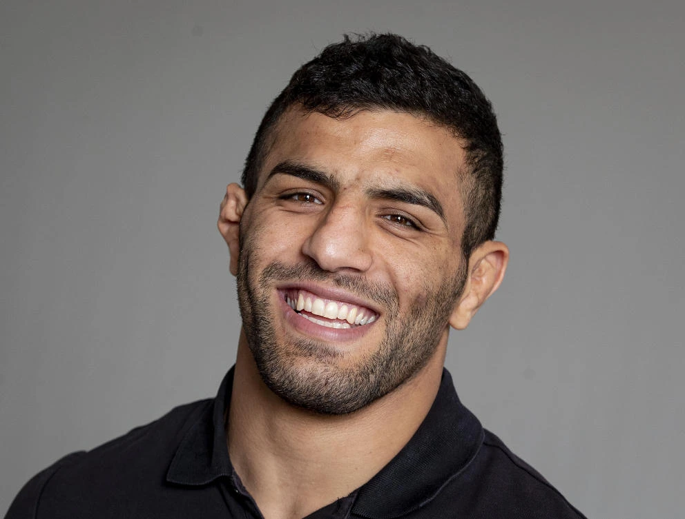 In this photo taken Sept. 12, 2019, Iranian judoka Saeid Mollaei poses for a portrait photo at an undisclosed southern city of Germany. Saeid Mollaei has been in hiding since he left the Iranian judo team last month, saying he had been ordered to withdraw from the world championships on political grounds. (AP/File Photo)