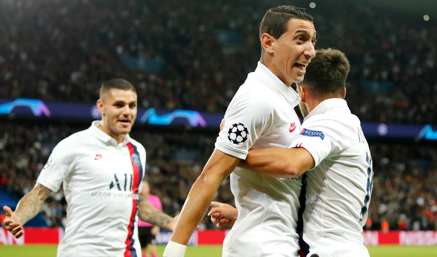 Di Maria scores 2 as PSG beats Madrid in Champions League