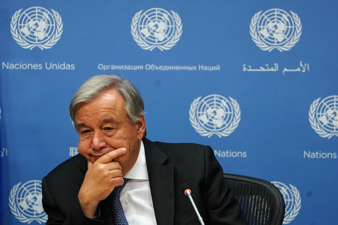 Secretary-General of the United Nations Antonio Guterres said during a visit to China in April he raised the issue publicly. (File/Reuters)
