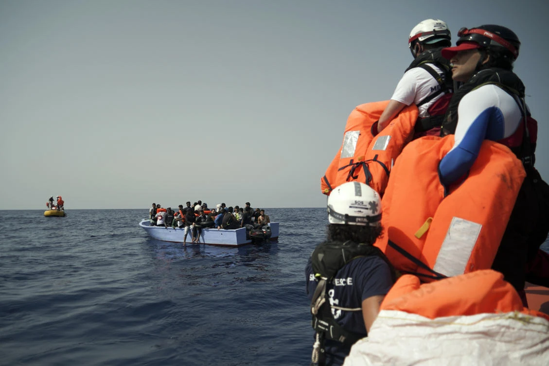 Libya’s western coast is a main departure point for migrants fleeing war and poverty and hoping for new lives in Europe. (AP)