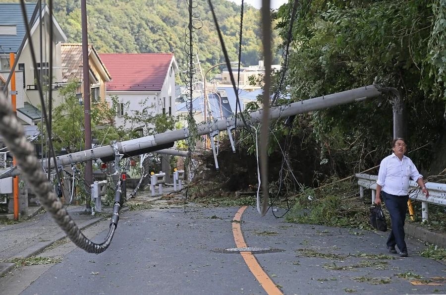 The Okinawa prefectural government issued an evacuation advisory to some 334,000 people. (File/AFP)