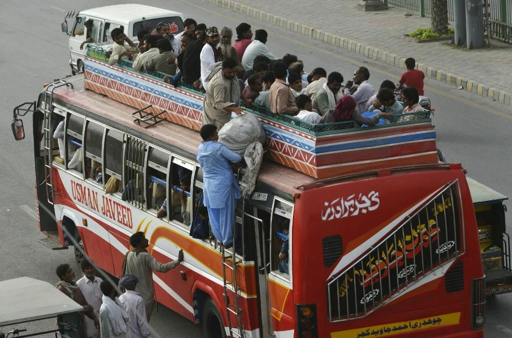 Road accidents are common in Pakistan where motorists largely disregard traffic rules and safety standards on battered roads. (AFP)