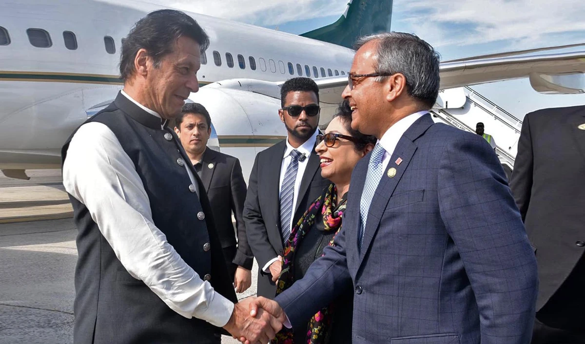 PM Khan reaches US on crown prince's special plane