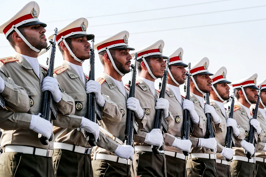 Iran commemorates war with parade of tanks, missiles