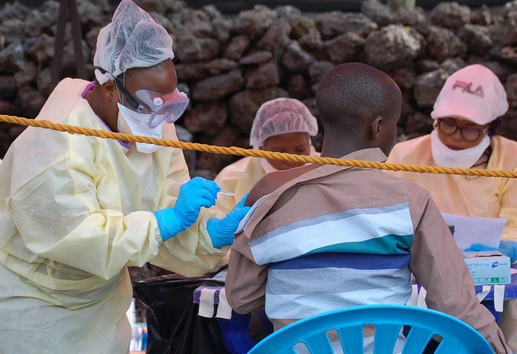 Around 225,000 people have received the Ebola vaccination manufactured by German pharma giant Merck since August 8, 2018. (AFP)