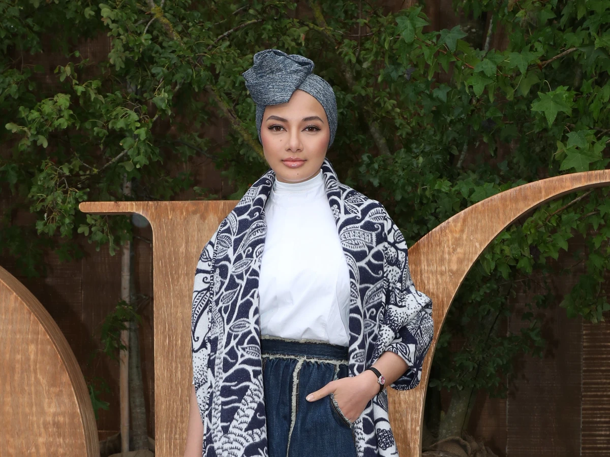 Actress Neelofa Mohd Noor was spotted at Dior’s Paris Fashion Week show. (Getty)