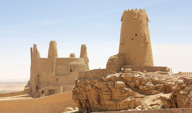 The tower of the Marid Castle, with a base size of around 2 meters and a current height of 4.25 meters, is one of the Kingdom's top tourist sites. (SPA)