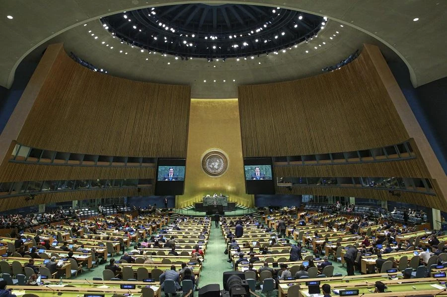 The United Nations is often criticized for talking a lot and not getting much done. (File/AFP)