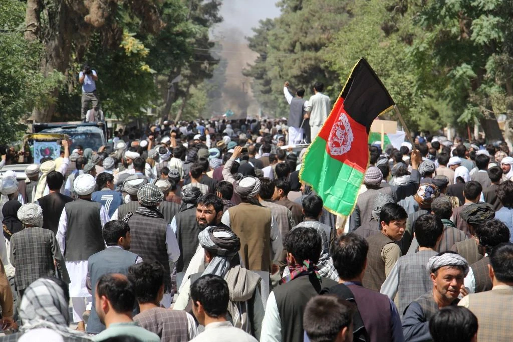 Provincial governor of Khoja Omari and police chief will meet with protestors on Sunday. (File/AFP)