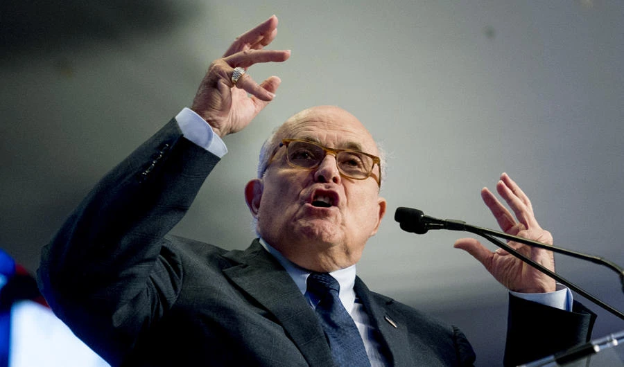 Rudy Giuliani, an attorney for President Donald Trump, Giuliani says he'd only cooperate with the House impeachment inquiry if his client agreed. (AP file photo)