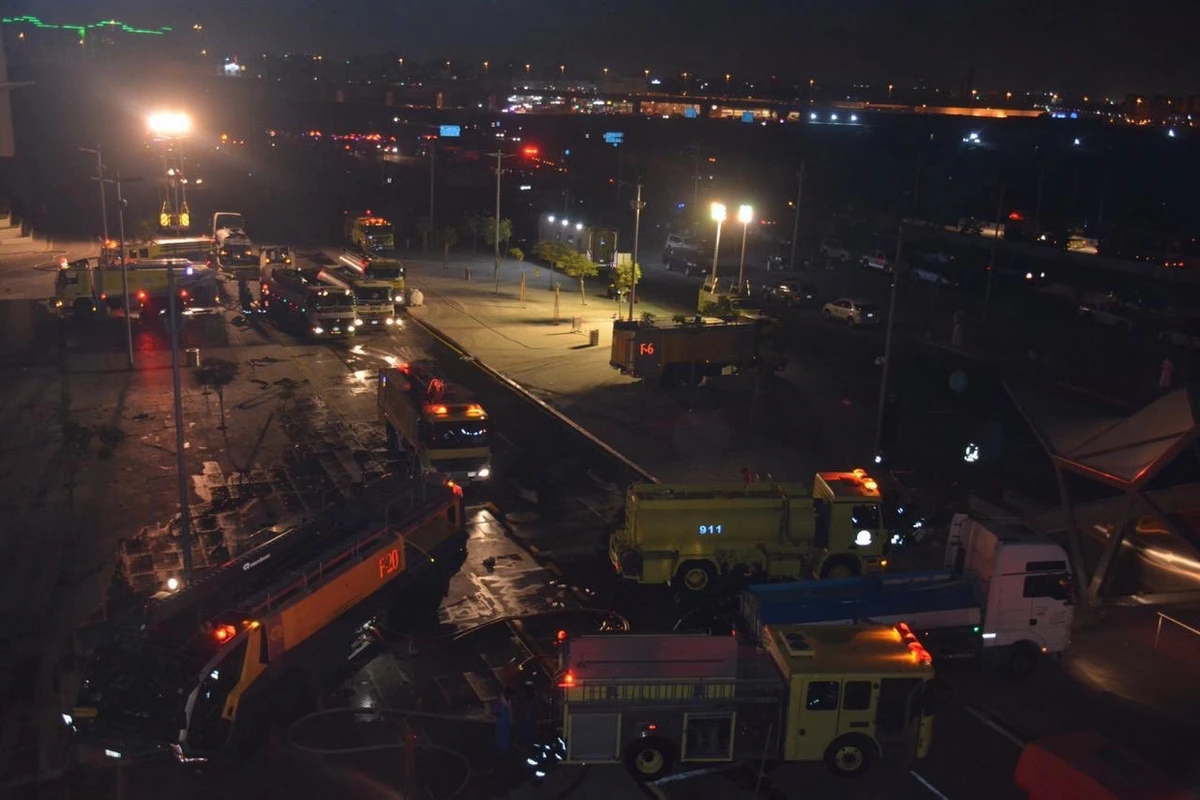 Huge fire at Jeddah’s Haramain train station now under control