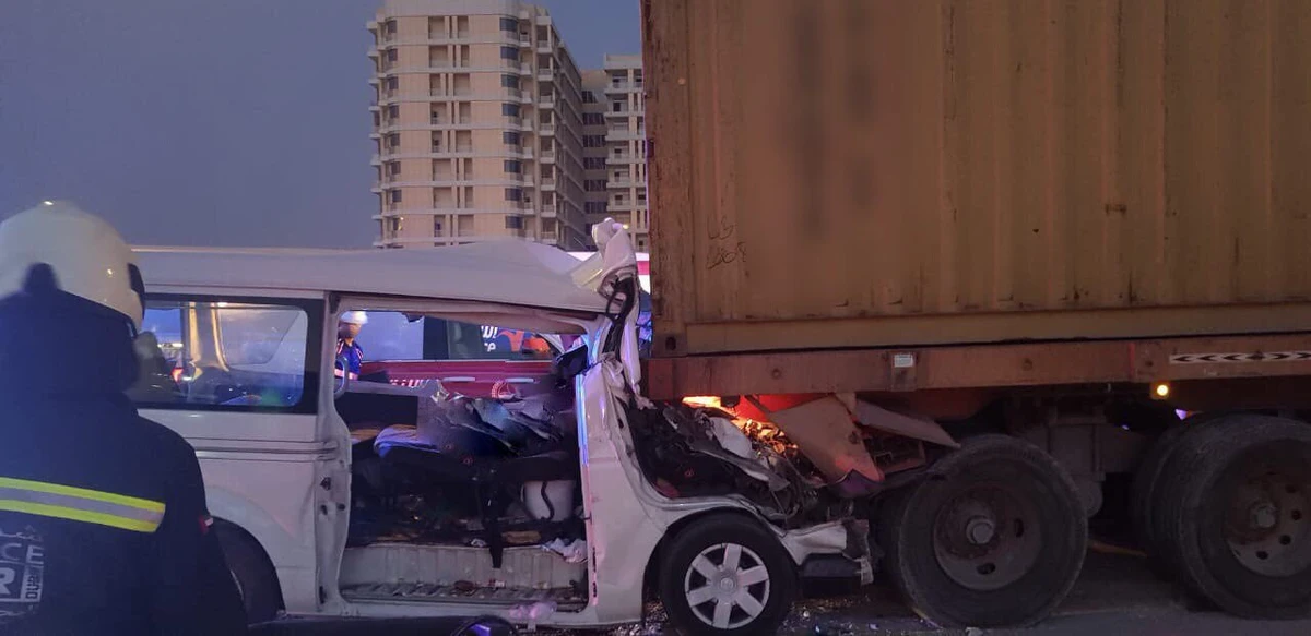 Earlier this year, the UAE called for total ban on minibuses by 2023, amid concerns at their safety. (Dubai Police)