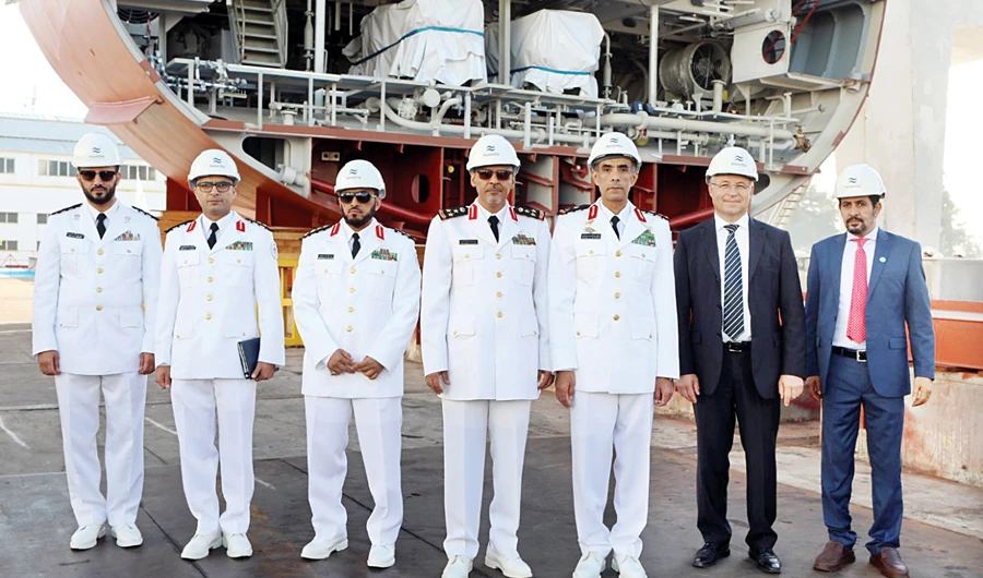 The multirole vessels are designed for surveillance and maritime control, search and rescue, and providing assistance to other vessels during missions. (SPA)