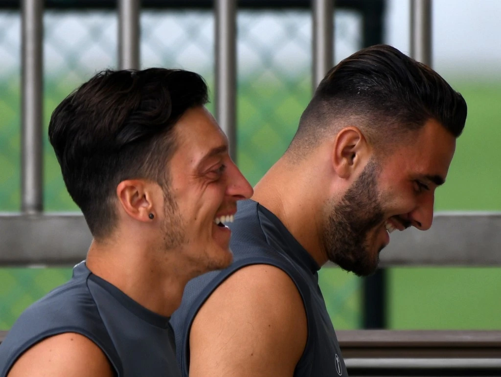 A man admitted in a London court on Thursday to trying to rob Arsenal footballers Mesut Ozil and Sead Kolasinac in the British capital earlier this year. (File/AFP)
