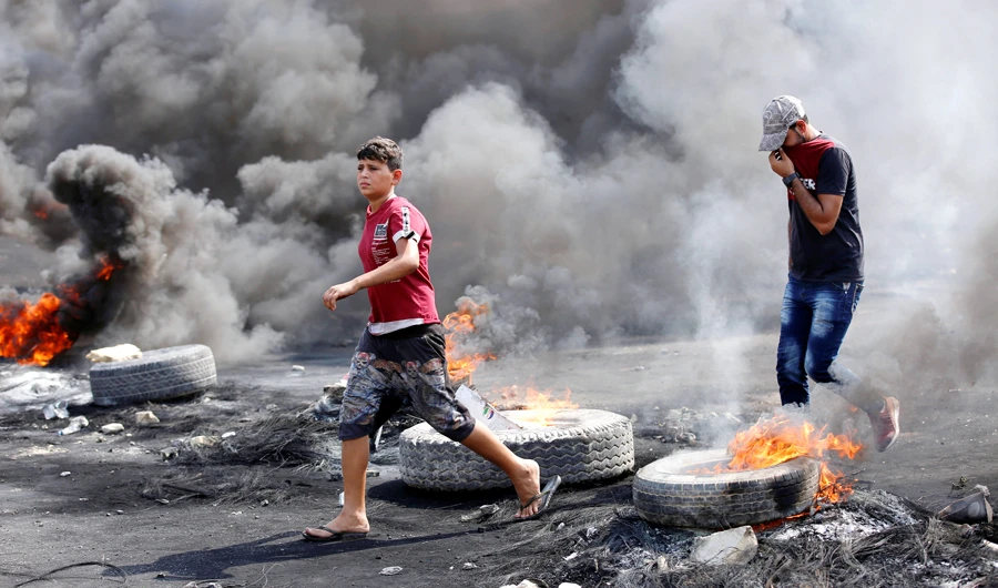 Protesters aim to ‘raise global awareness of corruption in Iraq’