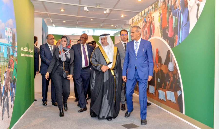 King Salman Relief Center organizes a symposium in Paris. (SPA)