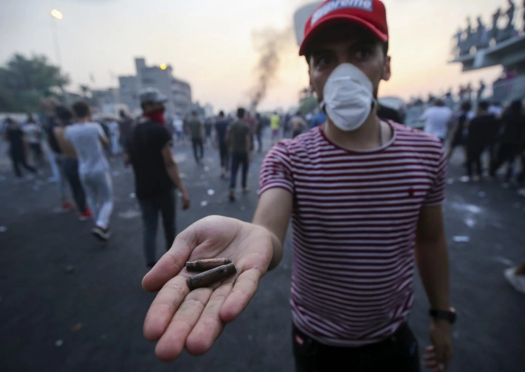 Spokeswoman of UN rights office said the organization is worried about reports that some security forces used live ammunition and rubber bullets in some areas. (File/AFP)