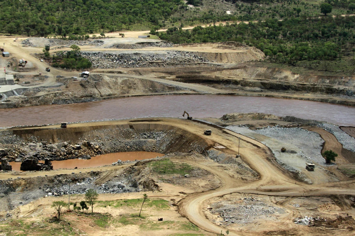 The Blue Nile river flows near the site of the planned Grand Ethiopian Renaissance Dam near Assosa in the Benishangul-Gumuz region of Ethiopia, near Sudan, some 800 kilometers (500 miles) from the capital Addis Ababa. (File: AP)