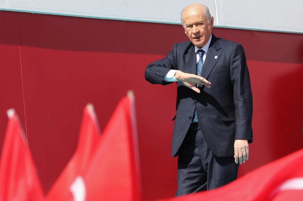 Devlet Bahceli’s party entered last year’s parliamentary and and presidential elections in an alliance with Erdogan’s AKP. (File/AFP)