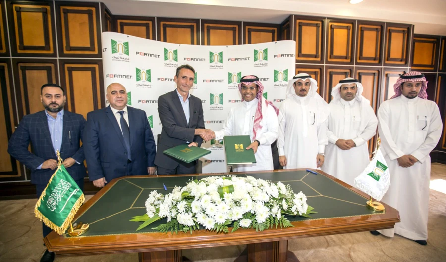 Fortinet has partnered with Tabuk University to offer the Fortinet Network Security Academy program.