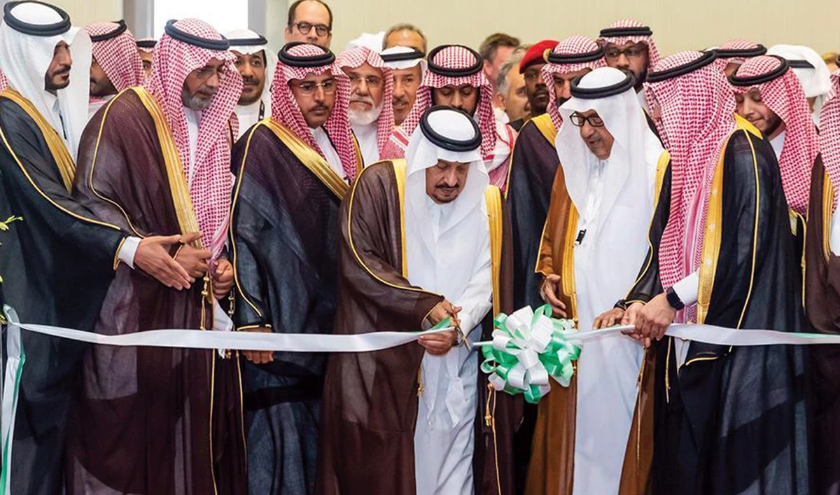 Riyadh Gov. Prince Faisal bin Bandar inaugurates Saudi Build 2019 at the Riyadh International Convention & Exhibition Center. (Photo/Supplied)