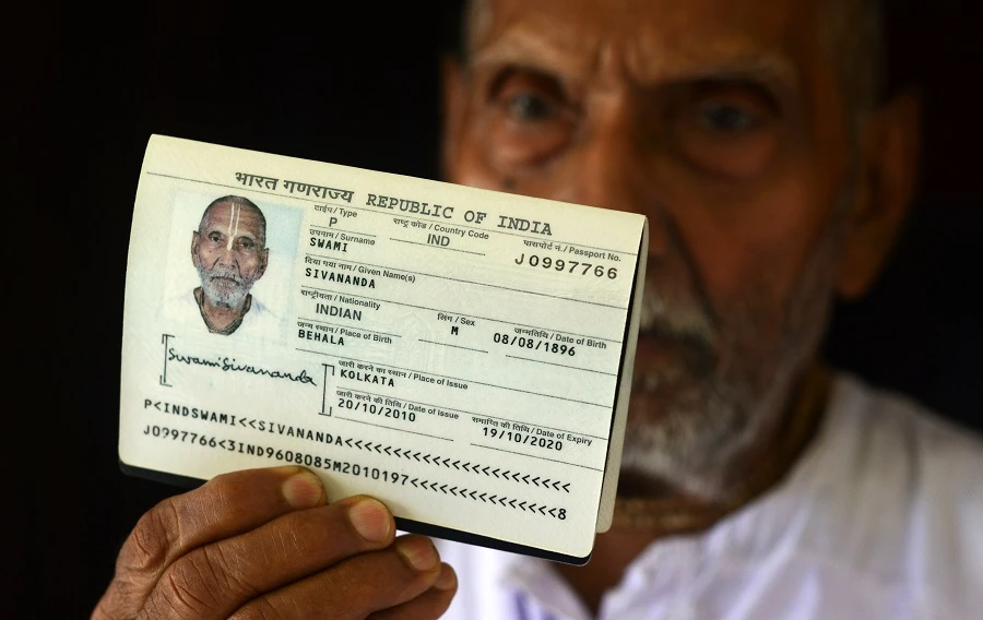 Swami Sivananda was travelling to London through Etihad Airways when he landed in Abu Dhabi for a layover. (File/AFP)