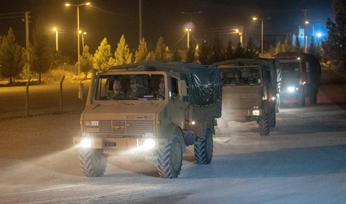 Turkey's military struck the Syrian-Iraqi border to prevent Kurdish forces using the route to reinforce northeast Syria. (AFP)