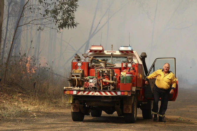 Parts of Australia’s east suffered widespread fire damage with up to 30 homes destroyed as out-of-control wildfires continued to ravage northern New South Wales state. (AP)