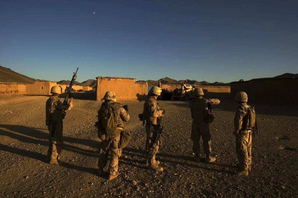 The US military in 2017 and early 2018 carried out multiple strikes against Taliban opium processing plants. (File/AFP)