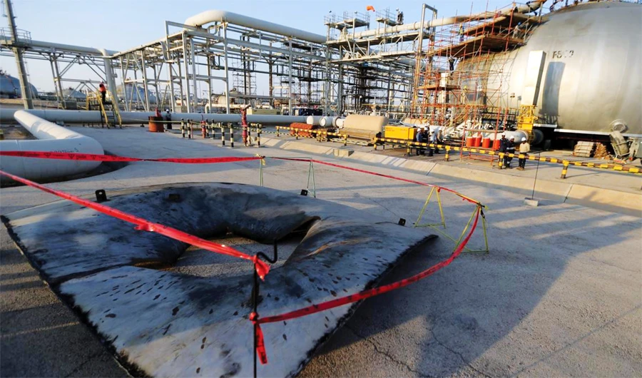 Attacks on the Saudi Aramco oil facility in Abqaiq on Sept. 20 sent oil prices up as much as 20 percent. (Reuters)