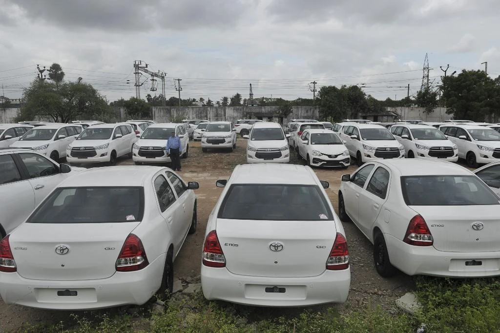 The data comes as India’s domestic automobile industry faces a crippling slowdown in demand. (AFP)