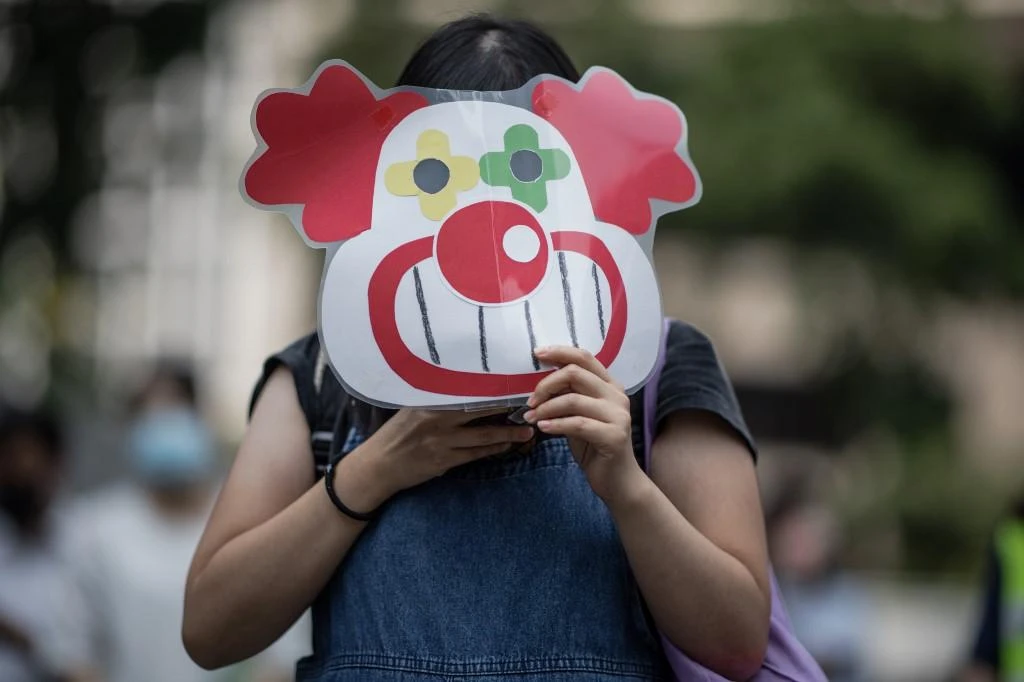 Hong Kong protester reports that other demonstrators are not showing up as much as they used to before. (File/AFP)