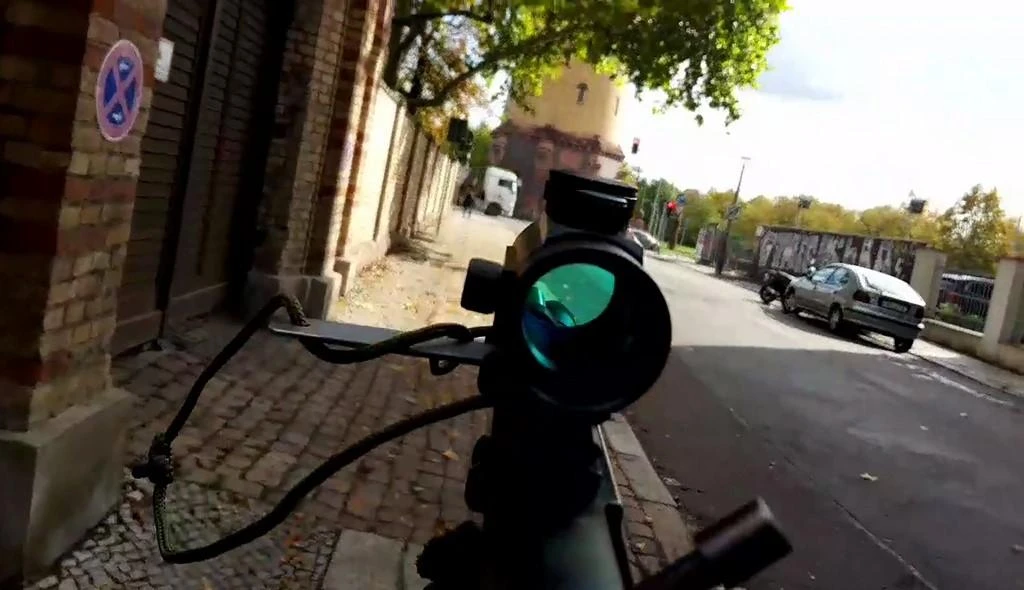 Image grab from self-shot video of Stephan Balliet attacking the synagogue. (File/AFP)