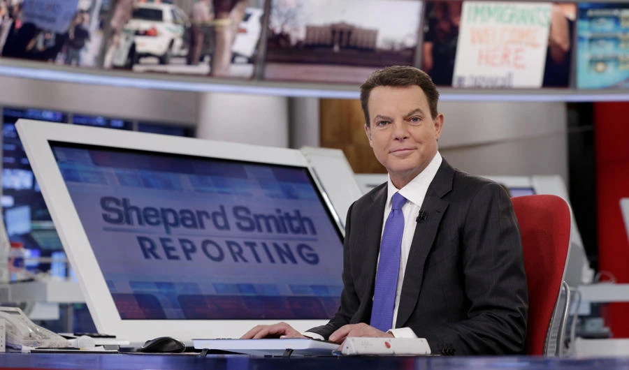 Fox News Channel chief news anchor Shepard Smith appears on the set of "Shepard Smith Reporting" in New York in this 2017 file photo. (AP file photo)